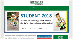 Desktop Screenshot of fotobutikenivallentuna.se